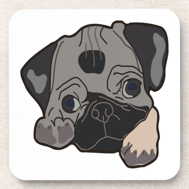 POSAVASOS PUG PUPPY DOG (Frente)