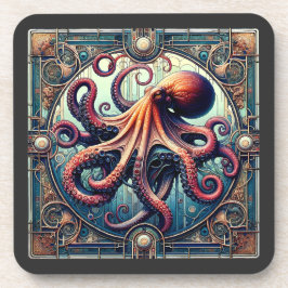 Posavasos Pulpo Art Deco