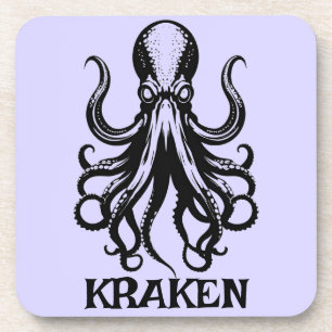 Posavasos Pulpo Kraken Calamar Personalizado Nombre