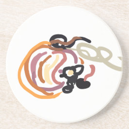 Posavasos Pumpkin Sunset Autumn cute