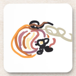 Posavasos Pumpkin Sunset Autumn cute