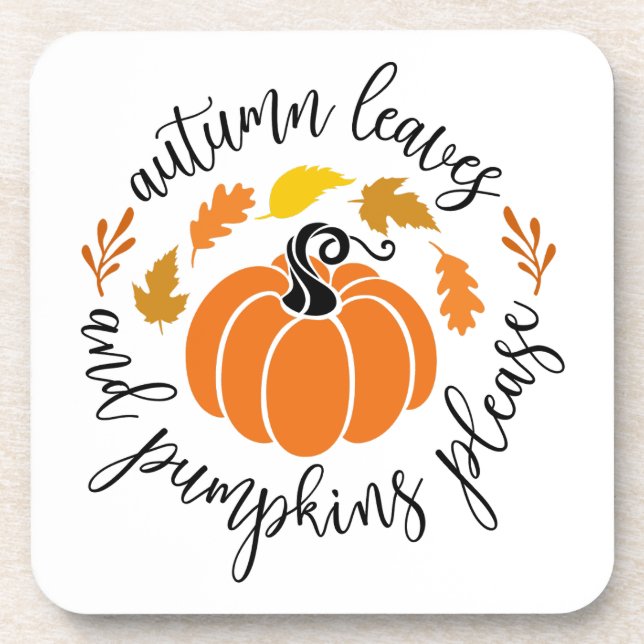 POSAVASOS PUMPKINS POR FAVOR (Frente)