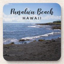 Punalu'u Black Sand Beach Hawaii