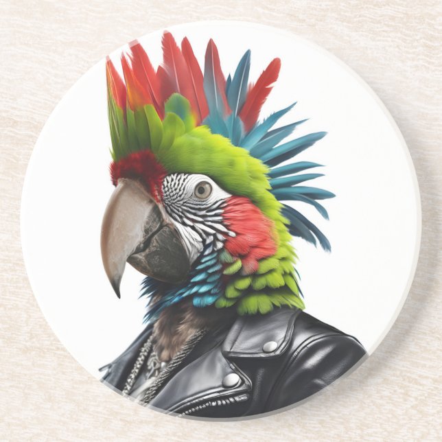 Posavasos Punk Parrot (Frente)