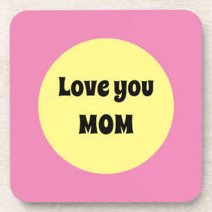 Posavasos Punto grande amarillo