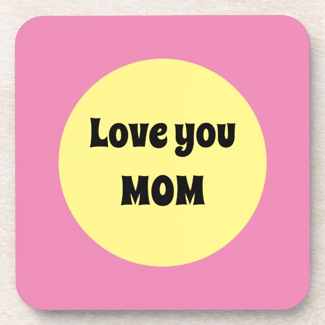 Posavasos Punto grande amarillo (Frente)