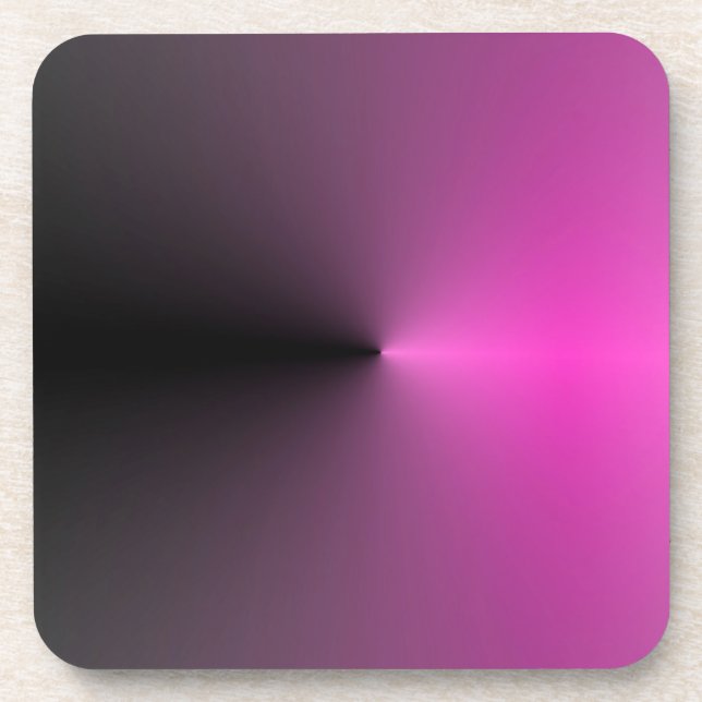 Posavasos Punto Rosado-n-Negro (Frente)