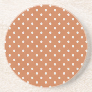 Posavasos Puntos de Crema de Naranja
