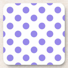 Posavasos Puntos de polka periwinkle