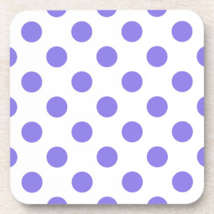 Posavasos Puntos de polka periwinkle