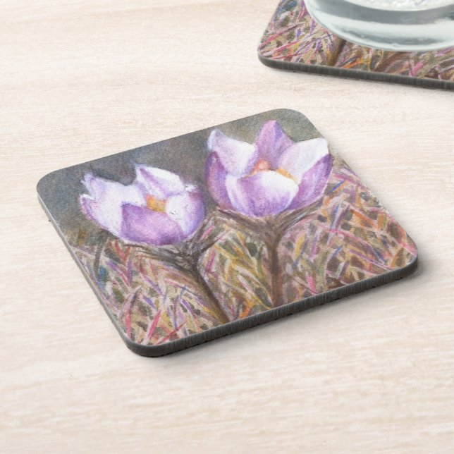 POSAVASOS PURPLE CROCUSES COASTERS (Lado Izquierdo)