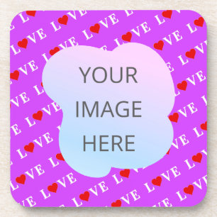 Posavasos Púrpura AMOR