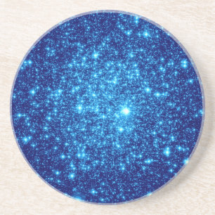 Posavasos Purpurina Astral Azul