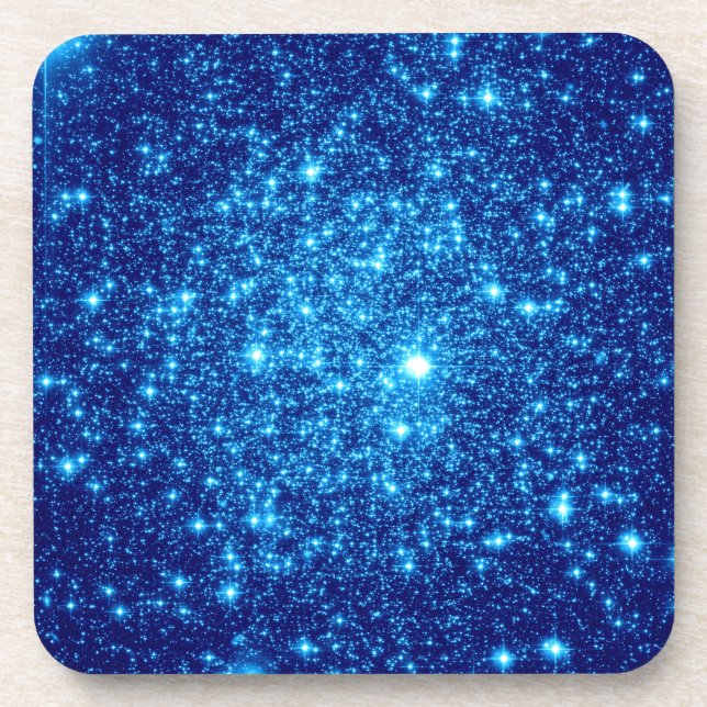 Posavasos Purpurina Astral Azul (Frente)