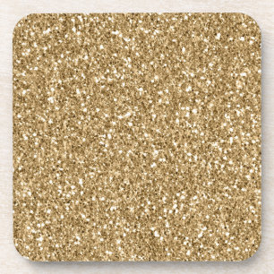 Posavasos Purpurina de manchas de oro