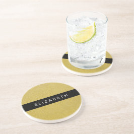 Posavasos Purpurina de oro, fondo Purpurina, nombre