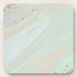 Posavasos Purpurina de textura de piedra de pastel de mármol