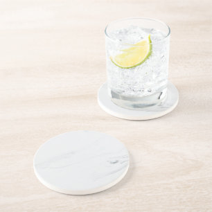 Posavasos Purpurina de textura de piedra de pastel de mármol