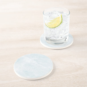 Posavasos Purpurina de textura de piedra de pastel de mármol