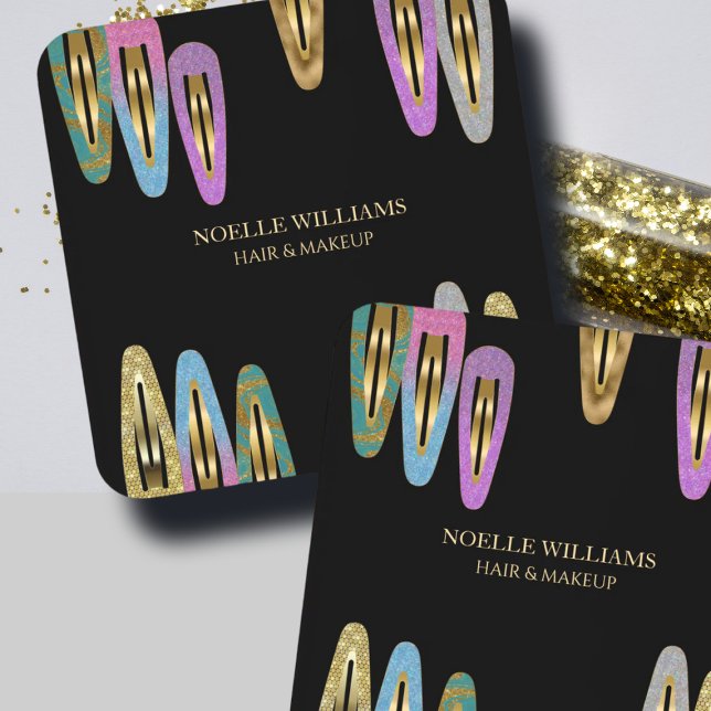 Posavasos Purpurina profesional moderno Clip de pelo Hair Es (Subido por el creador)