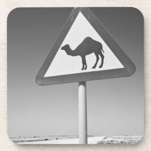 Posavasos Qatar, Al Zubarah. Señal de cruce de camellos - Ca