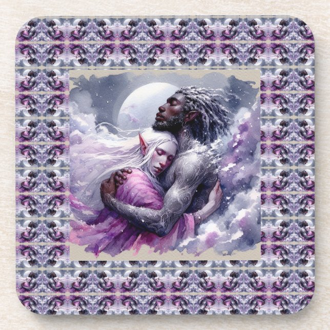 Posavasos Quaraun & BoomFuzzy - Abrazo  (Frente)
