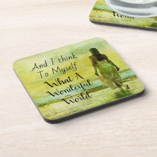 Posavasos Qué Magnífica Cocina Bebida Mundial