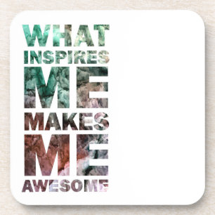 Posavasos Qué me inspira me hace 2 impresionantes