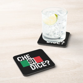 Posavasos ¿Qué pasa? ¿Un italiano dice "Che Si Dice"? "Negra