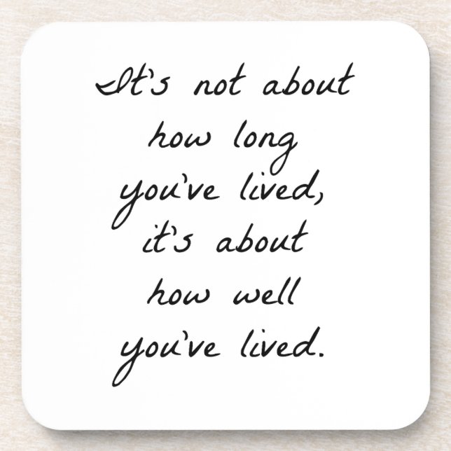 Posavasos ¿Qué tan bien has vivido una montaña de plástico d (Frente)