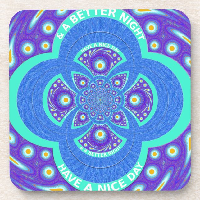 Posavasos Que tengas un día más agradable (Frente)