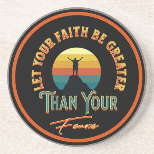 Posavasos Que Tu Fe Sea Más Grande Que Tus Miedos