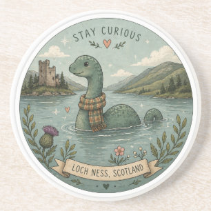 Posavasos Quédate Curioso Acogedor Críptido Nessie Monstruo 