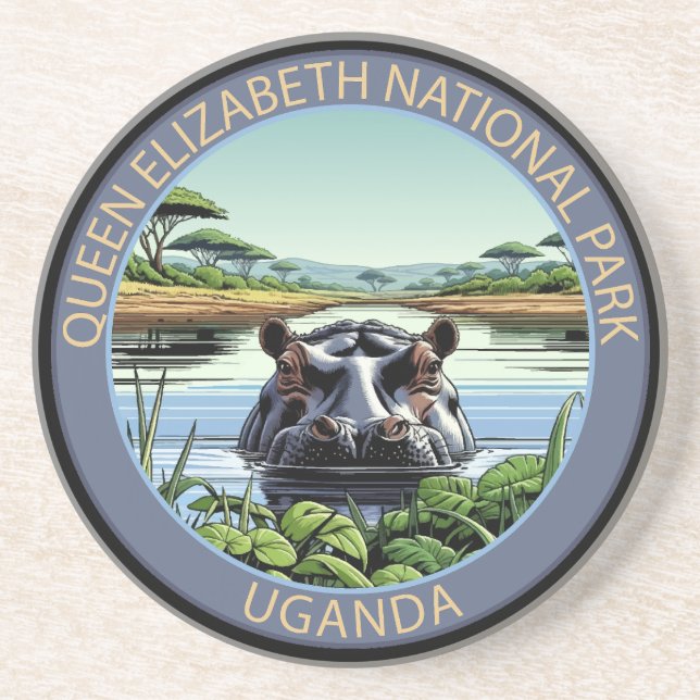 Posavasos Queen Elizabeth National Park Uganda (Frente)