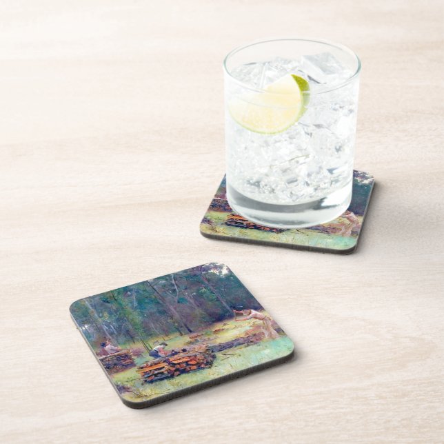 Posavasos Quemadores de carbón vegetal divisores de madera T (Lado Derecho)