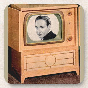 Posavasos ¿Quién está en la televisión?