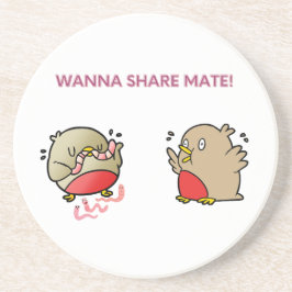 Posavasos ¡Quiero compartir a mate!