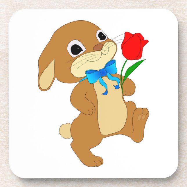 POSAVASOS RABBIT IN LOVE (Frente)
