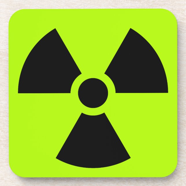 Posavasos Radioactivo (Frente)