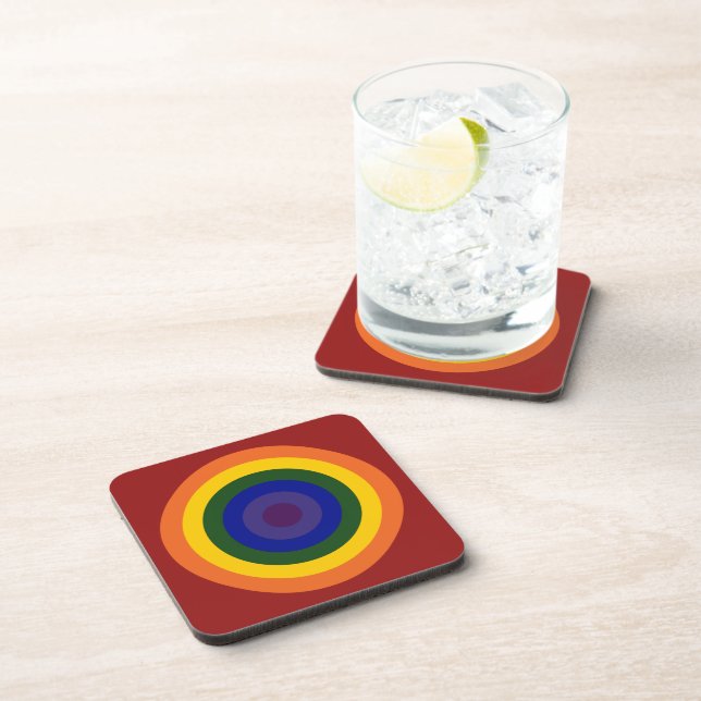 Posavasos Rainbow Bullseye (Lado Derecho)