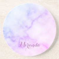 Rainbow Marble Pattern with Personalized Name