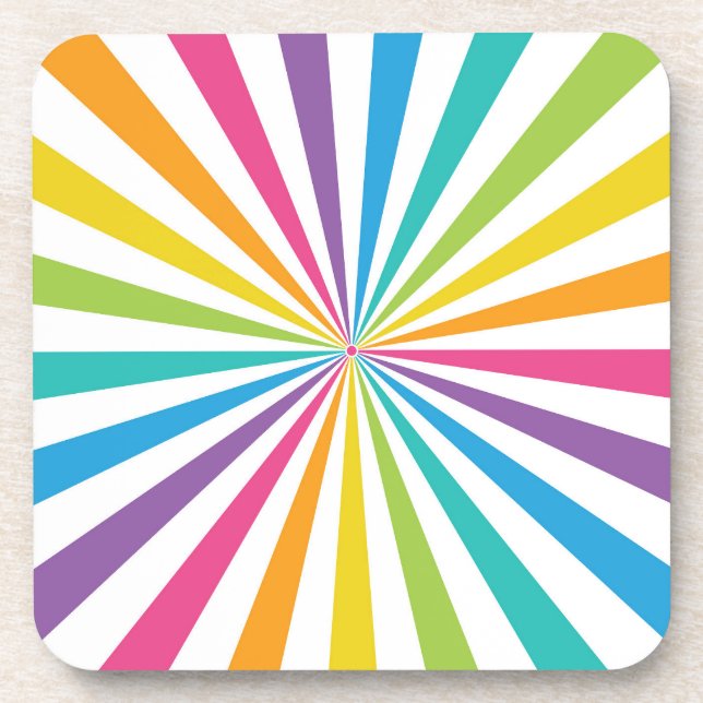 Posavasos Rainbow Sunburst (Frente)