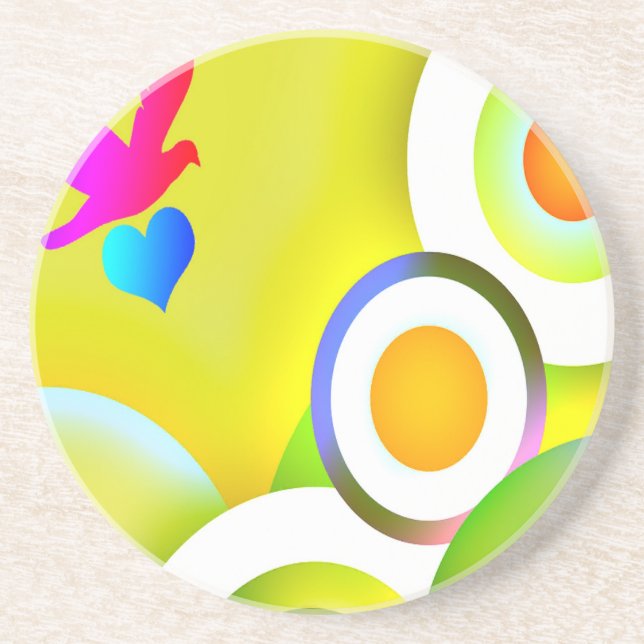 Posavasos rainbowlove2 (Frente)