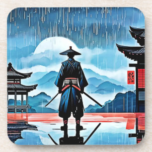 Posavasos Rainy Samurai: Vigilia silenciosa