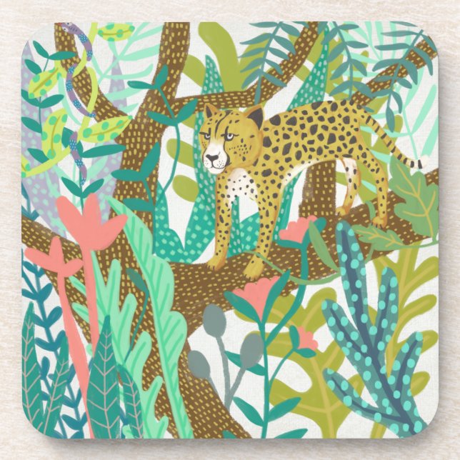 Posavasos Raíz de la jungla - Chita (Frente)