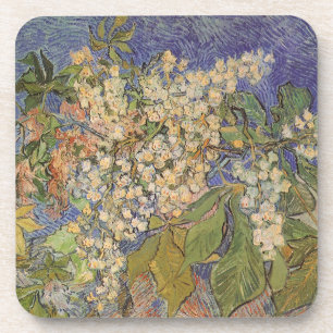 Posavasos Ramas de castaño en flor por Vincent van Gogh
