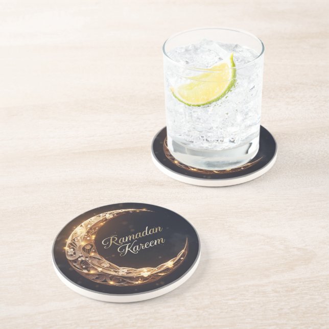 Posavasos Ramdan Kareem Home decor glass coaster  (Lado)
