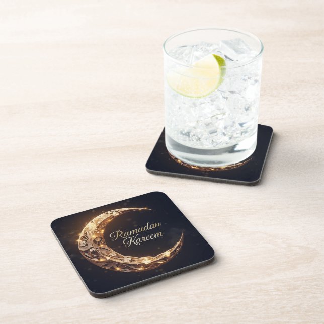 Posavasos Ramdan Kareem Home decor glass coaster  (Lado Derecho)