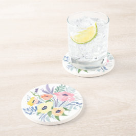 Posavasos Ramo de flores de primavera | Acuarela floral boni