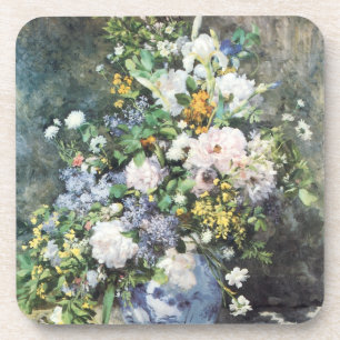 Posavasos Ramo de Primavera de Pierre Renoir, Flores Vintage